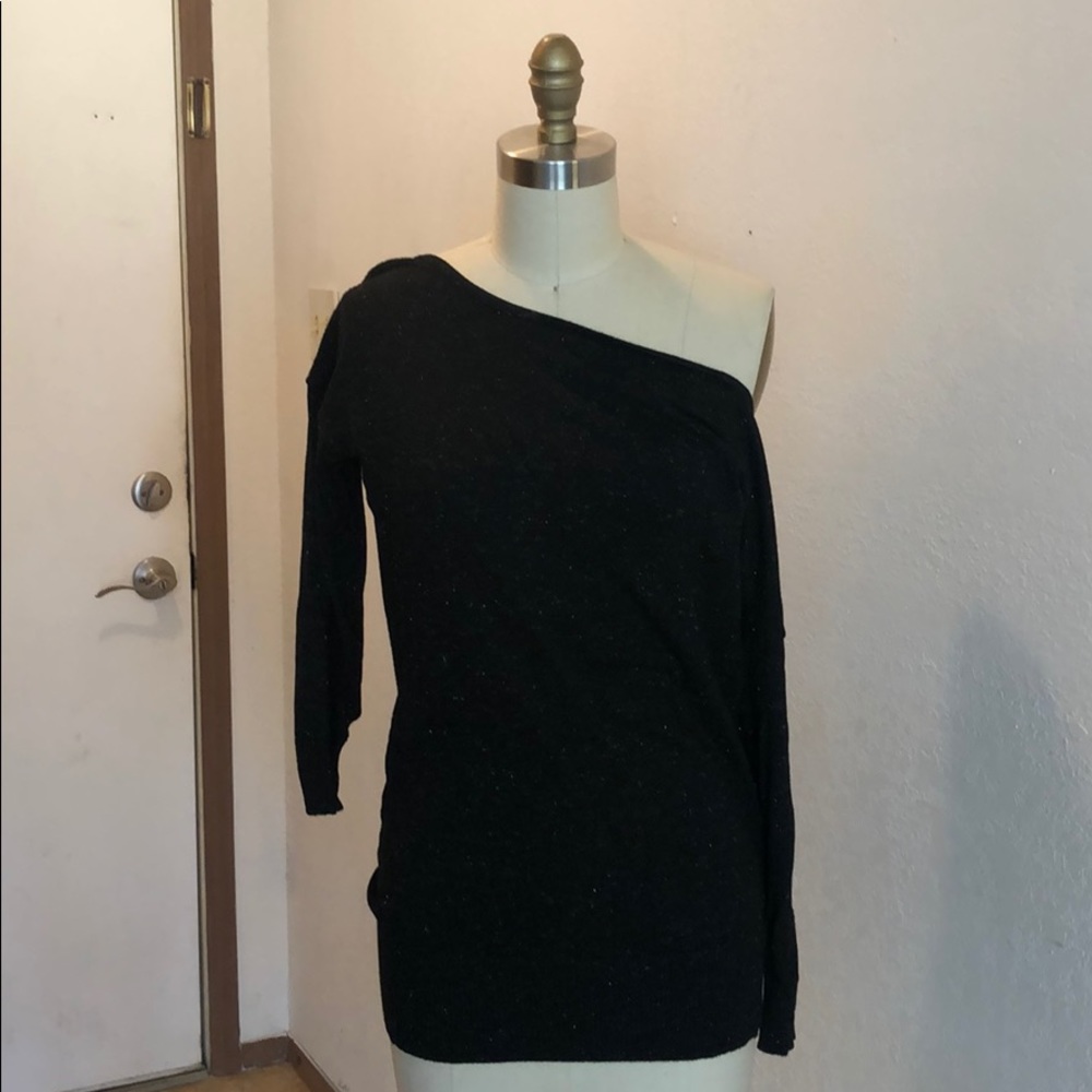 Metaphor One Shoulder Sweater